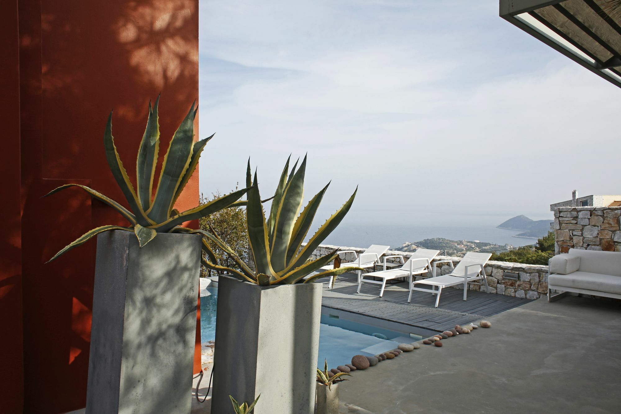 Seaview Maisonette Schinias Buitenkant foto