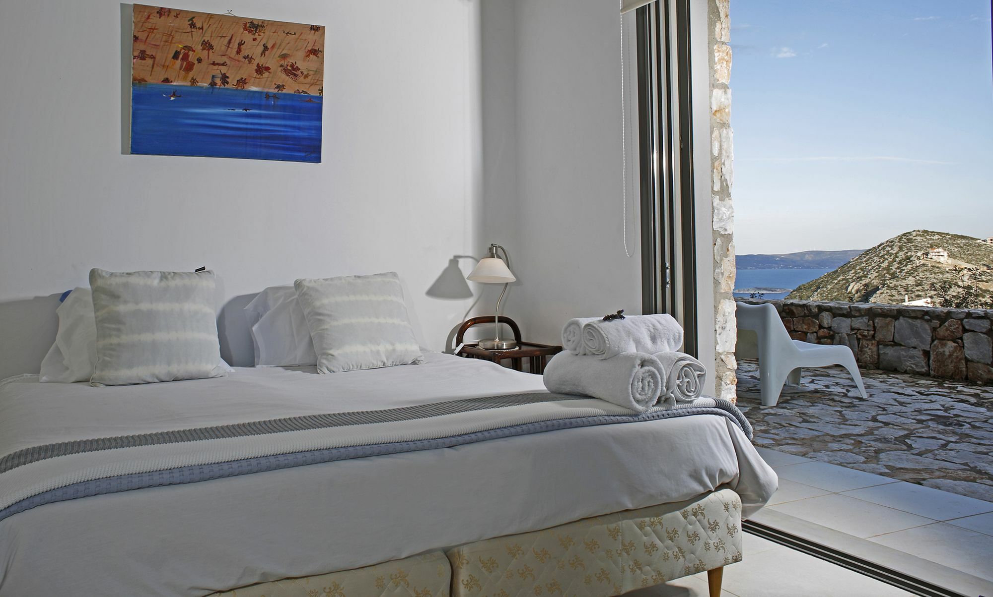 Seaview Maisonette Schinias Buitenkant foto